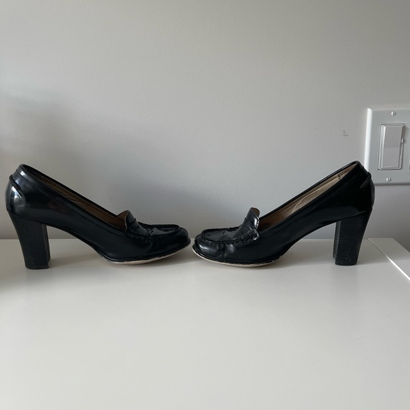 Michael Kors Patent Leather Block Heel Loafer - Picture 5 of 10